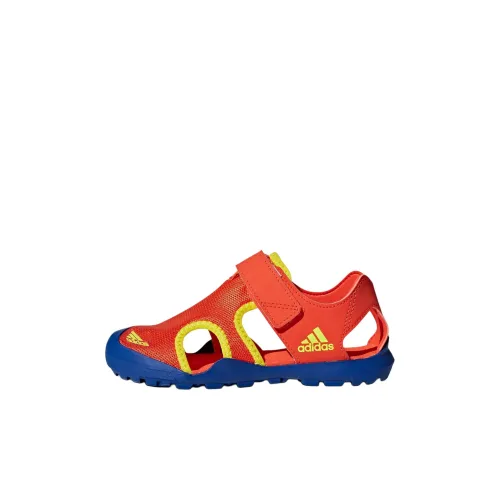 Adidas Slip-Resistant Breathable Low-Top Children's Sandals Orange Children Aged 3-7 Years Old
