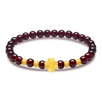 HAPPY BEAN Gold Bracelet Women's