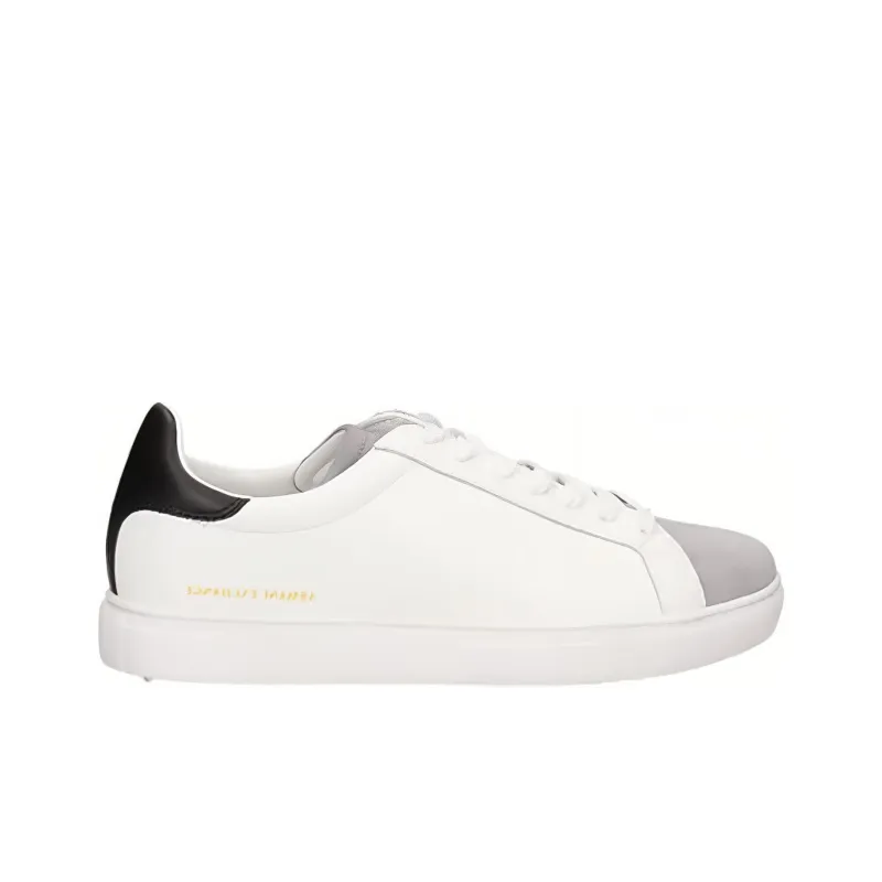 ARMANI EXCHANGEAE Low Top Skateboard Shoes Men's White Gray-1