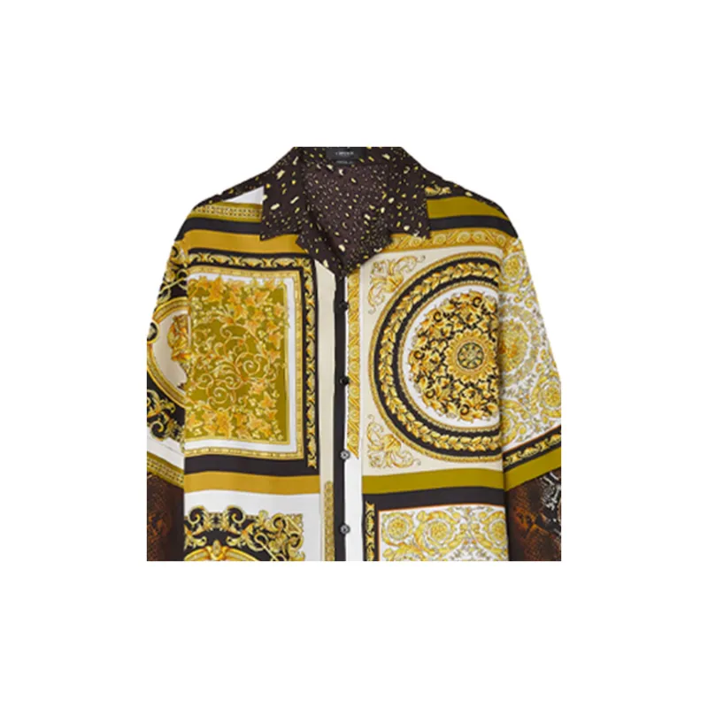 VERSACE VERSACE Shirt Men's Yellow-5