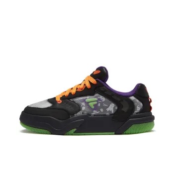 FILA FUSION Halloween Limited Edition Glow In The Dark Jumping Shoes Men's Black Iron Purple