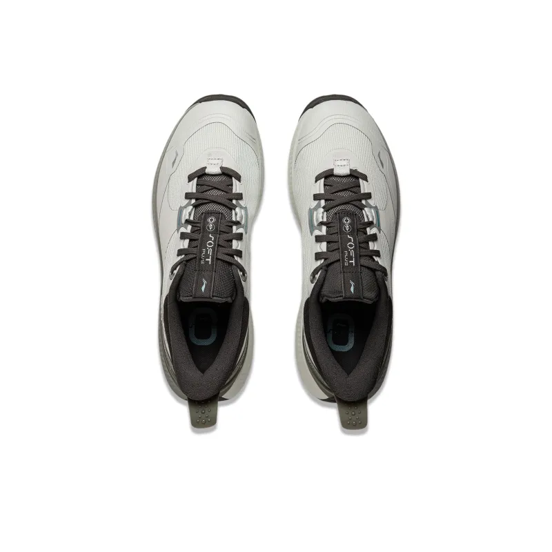 LiNing SOFT PLUS Anti Slip Wear Resistant Low Top Casual Shoes Men's Gray Black-3