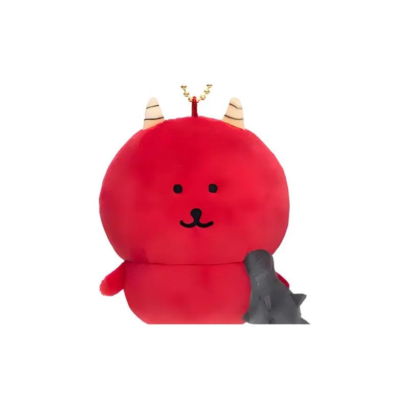 Chiikawa Red Ghost Bear Dolls Plush Pendant Small Size Tall-3