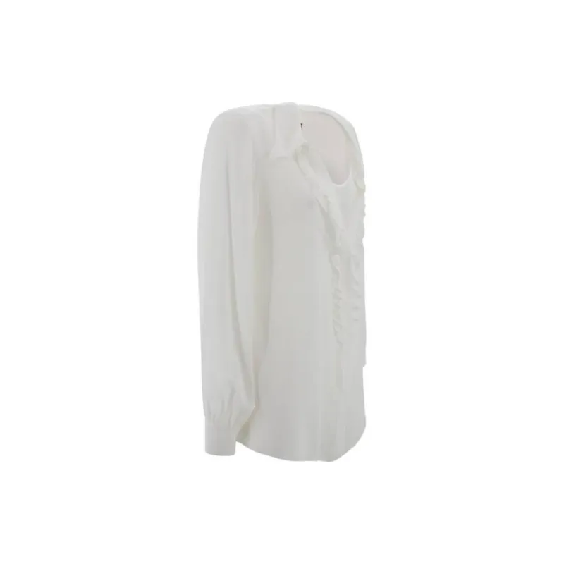 MaxMara Ruffle Detailed Long Sleeved Shirt-2