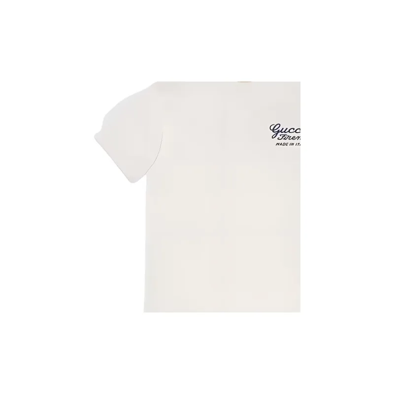 GUCCI Logo-embroidered Cotton T-shirt-6