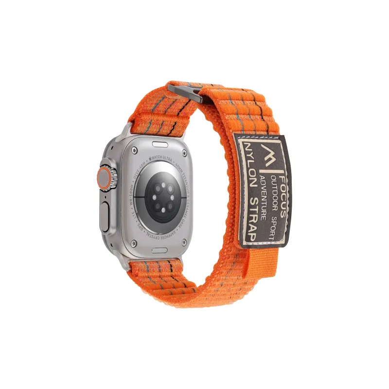 IKYOU Apple Compatibility Watch Band Canvas Material-5