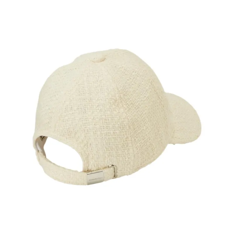 Onitsuka Tiger Polyester Baseball Caps Unisex Ecru-1