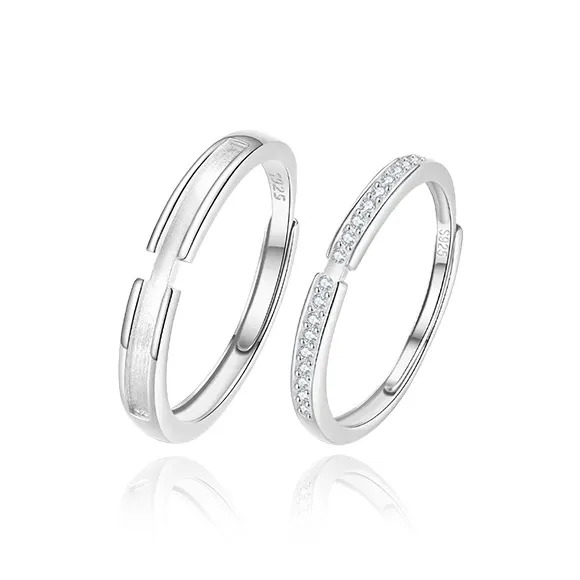 IBELOVE S925 Silver Rings Unisex-0
