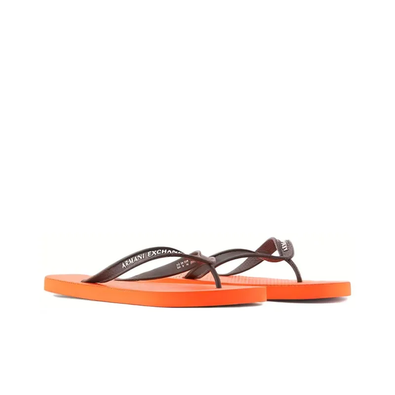 ARMANI EXCHANGEAE Flip Flops Men's Orange-2