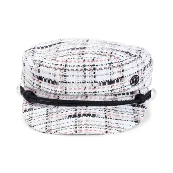 Maison Michel New Abby Tweed Sailor Cap