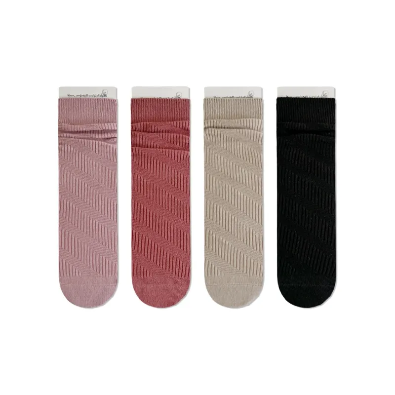 JIAZINI Mid Calf Socks Women's 4 Pack-20