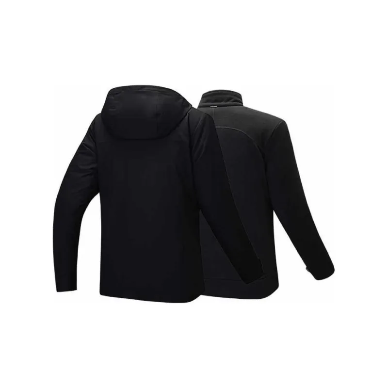 Anta Outdoor Collection Water Repellent Warm Windbreaker Jacket Women's Basic Black-1