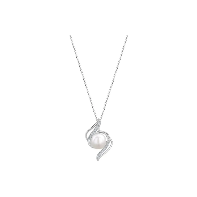 C&C Pearl S925 Silver Necklaces Unisex-0