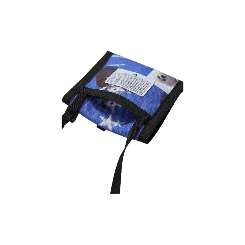 Crying Center Fabric Card Holder Regular Unisex Black-2