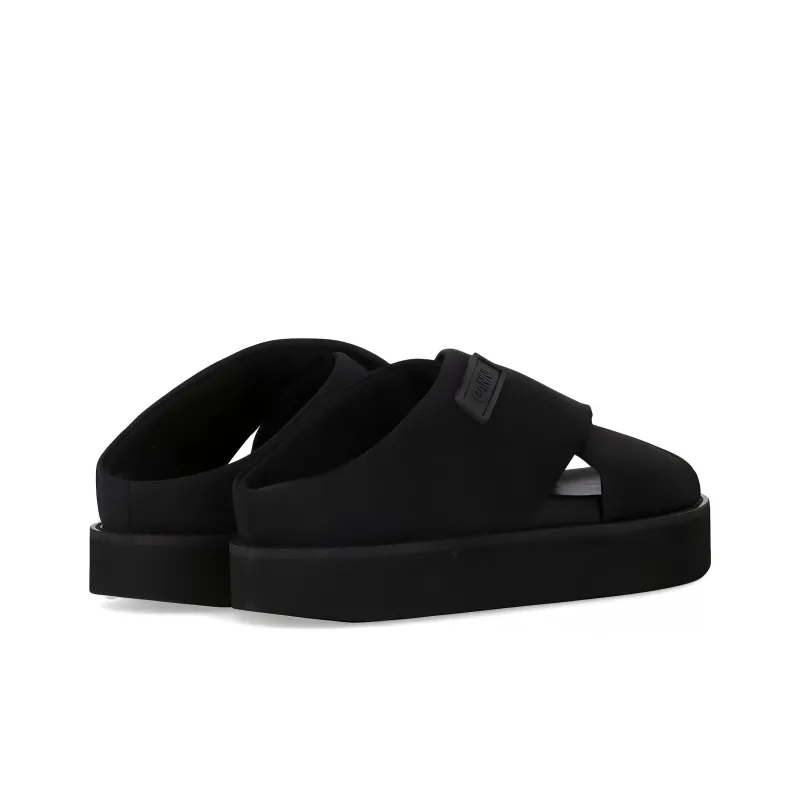 GANNI Crossover-strap Flat Sandals-3