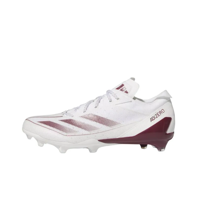 Adidas Adizero Electric Anti Slip Wear Resistant Soccer Shoes Men's White Red-0