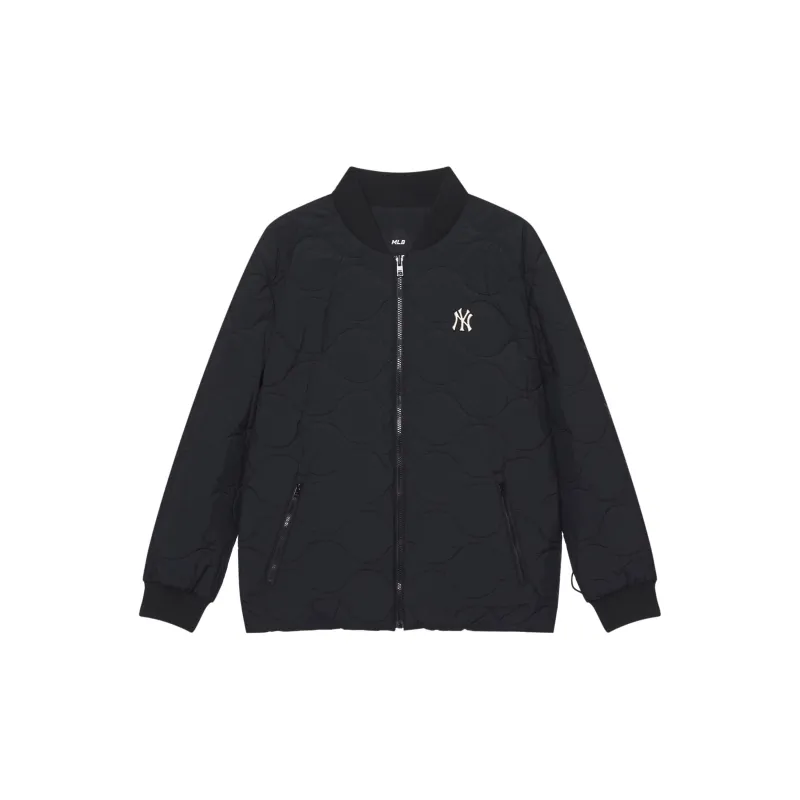 MLB MONOGRAM Collection New York Yankees FW24 Windproof Jackets & Coats Puffer Jacket Unisex Black-4