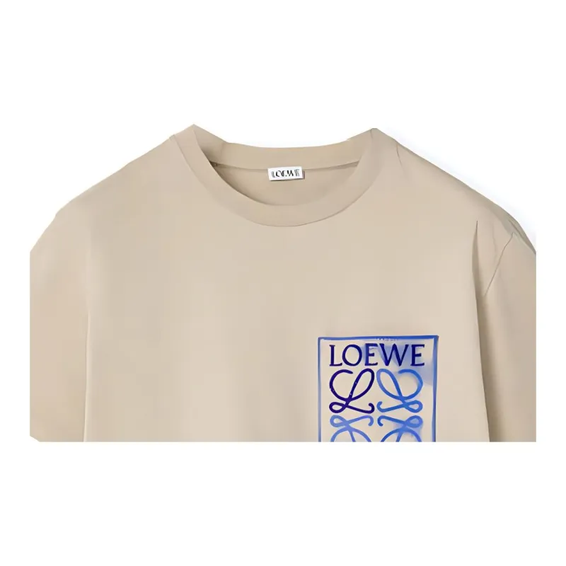 LOEWE Anagram Fake Pocket T shirt-5