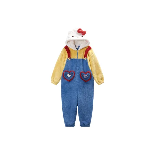 GUKOO x Sanrio/ Home Onesies Women's Dark Blue