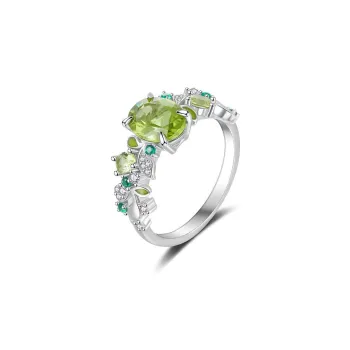 TUTAE Alloy Rings Women's Green