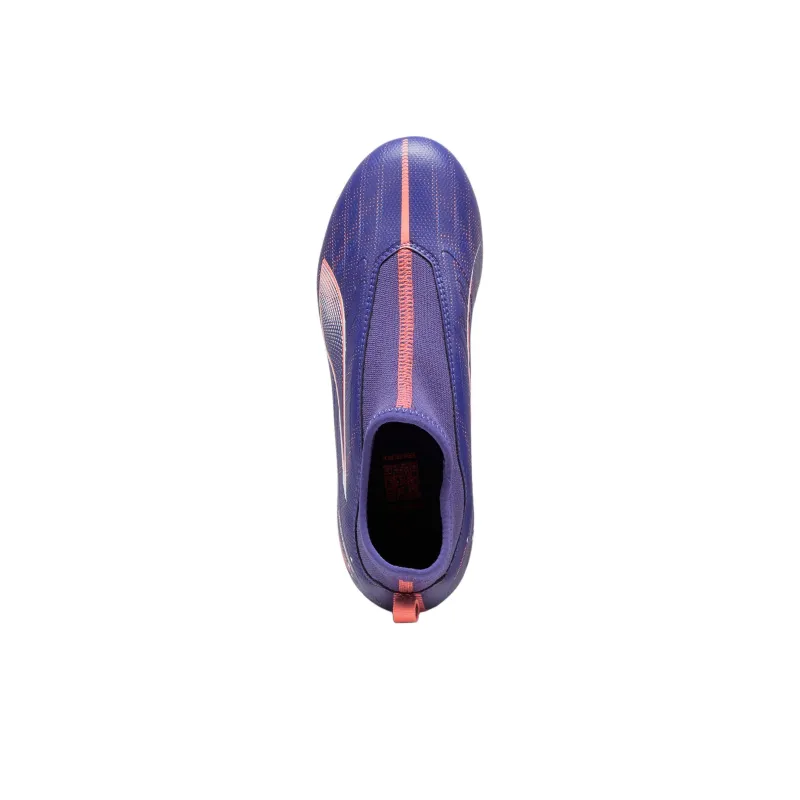 PUMA Ultra 5 Anti Slip Wear Resistant Mid Top Kids' Soccer Shoes Purple Kids'-3