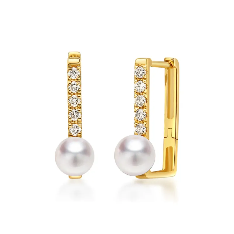 ME LUXE Saltwater Pearl Earrings Women's-0