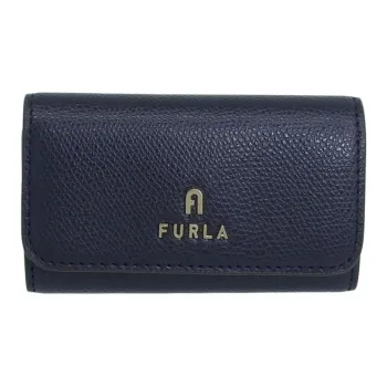 Furla Leather Key Pouch Women's Marine Blue