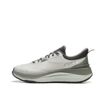 LiNing SOFT PLUS Anti Slip Wear Resistant Low Top Casual Shoes Men's Gray Black