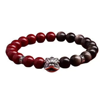Sima Is Ethereal Reconstructed Cinnabar Bracelets Unisex