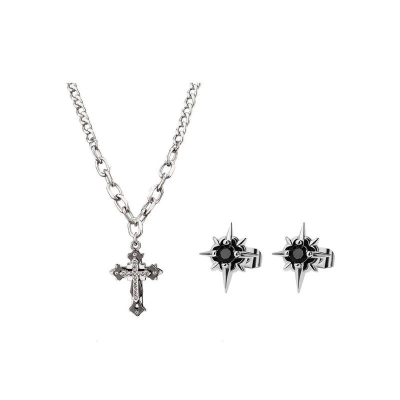 Asia Star Alloy Necklaces Men's-0