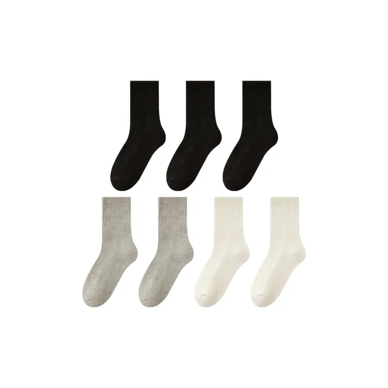 MIIOW Mid Calf Socks Unisex 7 Pack-14