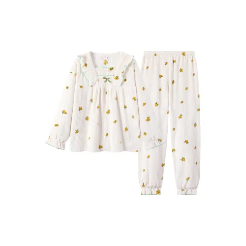 Maultiay Pajama Set Women's Apricot