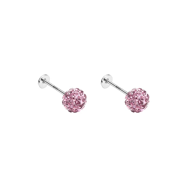 EAR PARTNER 999 Fine Silver Stud Earrings Women's-12