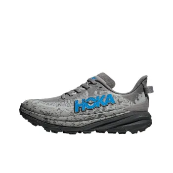 HOKA ONE ONE Speedgoat 6 Anti Kick And Wear Resistant Low Top Kids' Running Shoes Gray Teenagers