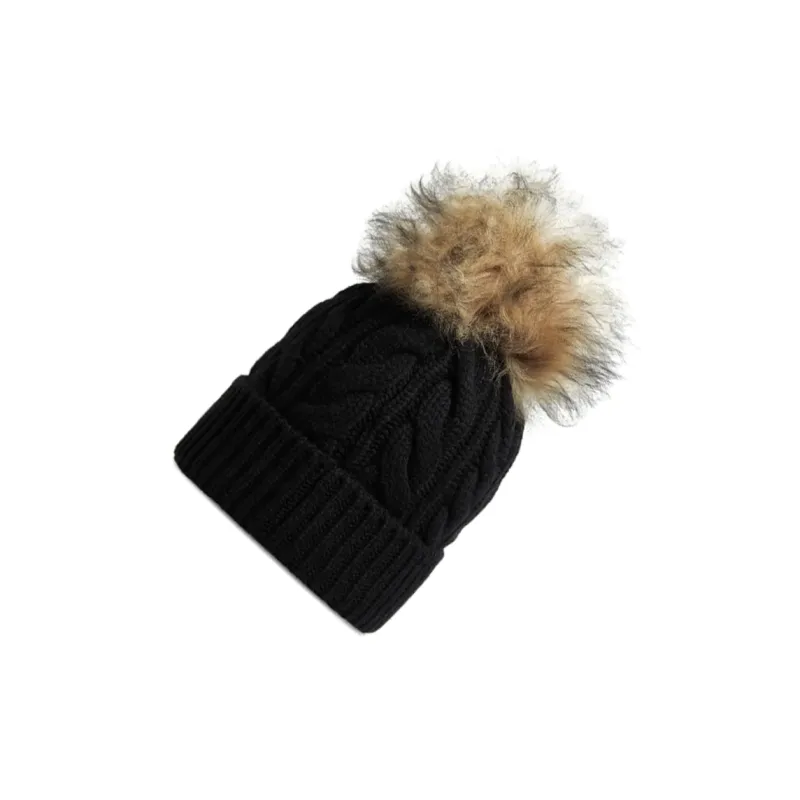 Moncler Pompom Knit Beanie Hat-2