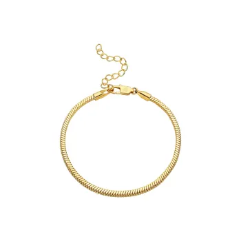 ICEGANG 316L Titanium Steel Karat Gold Plated Bracelets Unisex Gold