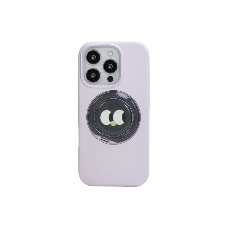 TXBX Silicone Material Cartoon Stand Liquid Phone Case Compatibility With Apple 16/15/14/13 Collection-4