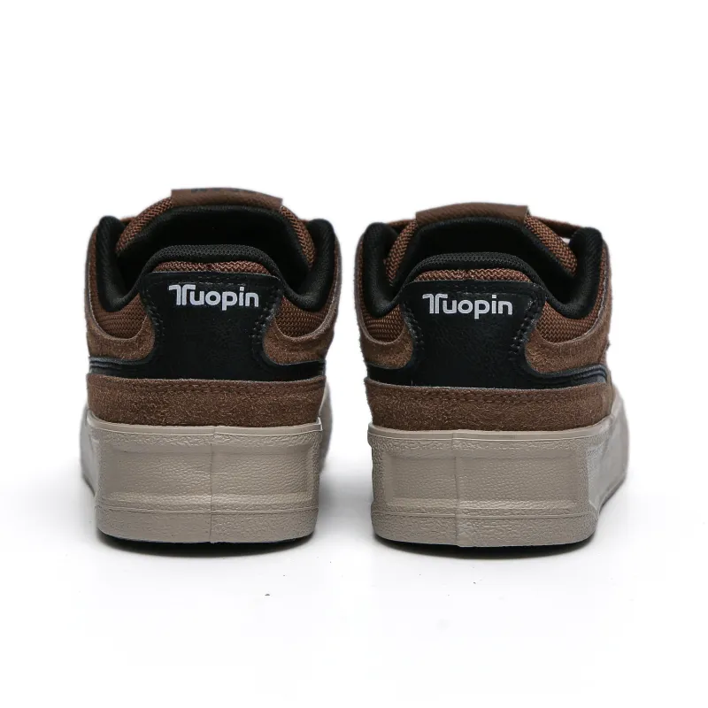 TUOPIN Anti Slip Wear Resistant Low Top Skateboard Shoes Women's Gray-10