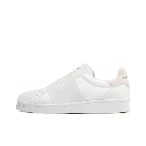 ARMANI EXCHANGE Skateboard Shoes Men Low-Top White