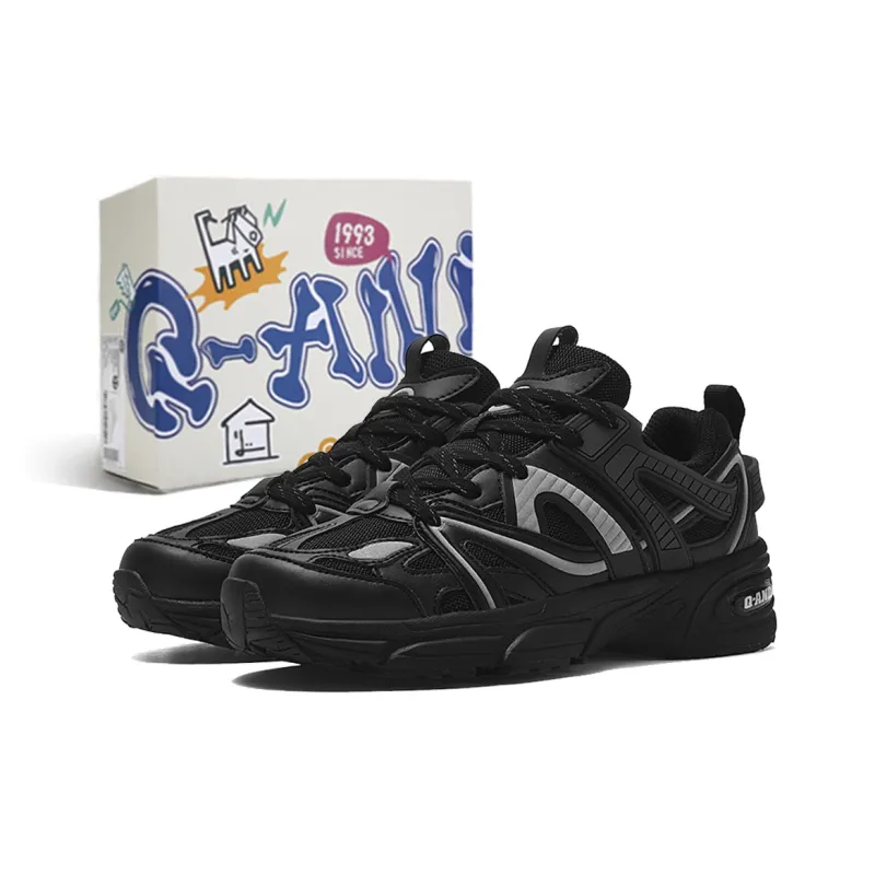 Q-AND Anti-Slip And Wear-Resistant Height Increasing Low-Top Hiking Shoes Unisex-12