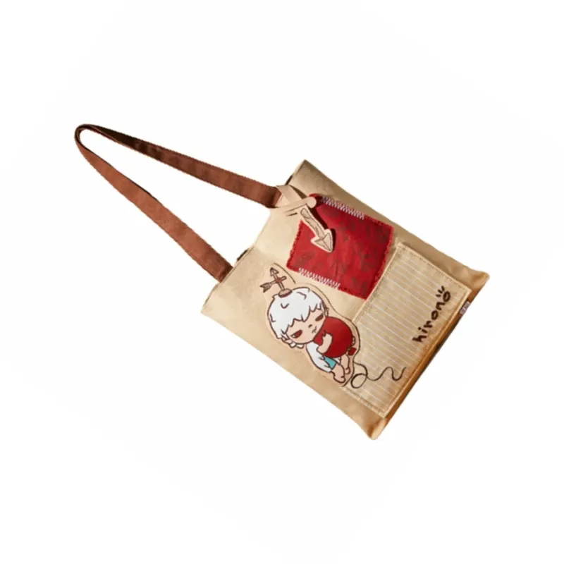 POP MART HIRONO Canvas Shoulder Bag Regular Unisex-1