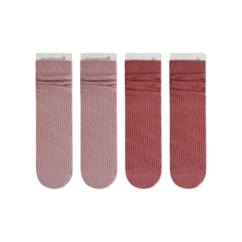 JIAZINI Mid Calf Socks Women's 4 Pack-24