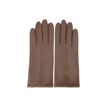 MARJAKURKI Sheepskin Sheep Wool Touchscreen Glove With White Greeting Card Unisex