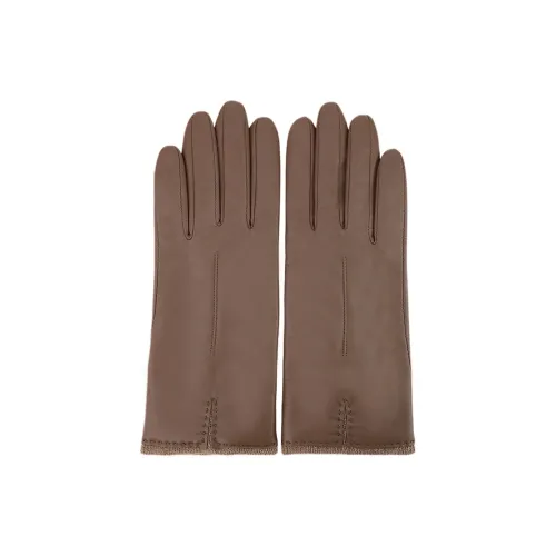 MARJAKURKI Sheepskin Sheep Wool Touchscreen Glove With White Greeting Card Unisex