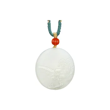 Jade Said Hetian Jade Necklaces White Jade Men's