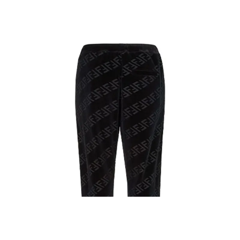 FENDI Ff Monogram Printed Track Pants-5
