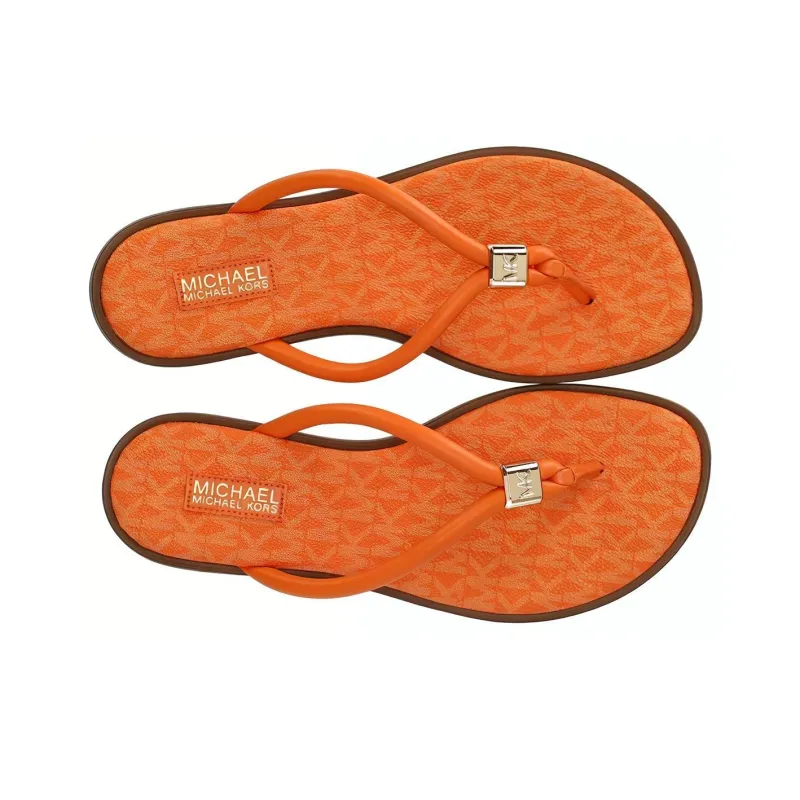 MICHAEL KORS Annie Flip Flops Women's Orange-3