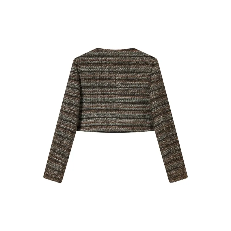 Ouyang Jackets Coats Women's Gold Brown-1
