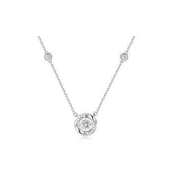 ICEKID S999 Fine Silver Elegant Accessories Best Friend And Lover Necklaces Women's