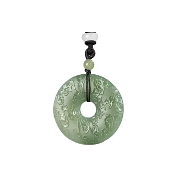 Cuizu Hetian Jade Necklaces White Jade/Pale Greenish White Jade Unisex